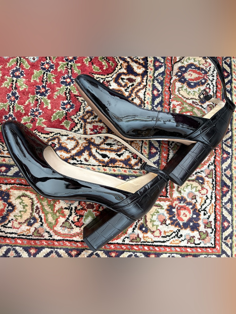 Patent Leather Heeled Mary Jane
